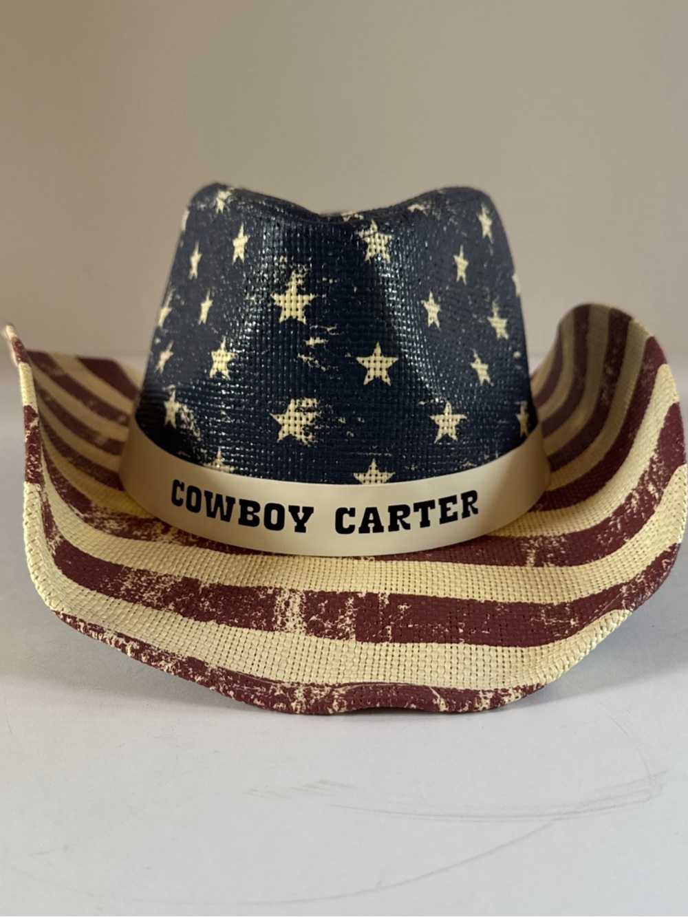 New BEYONCE 2025 OFFICIAL Cowboy Carter Tour American Flag Cowboy Hat Western